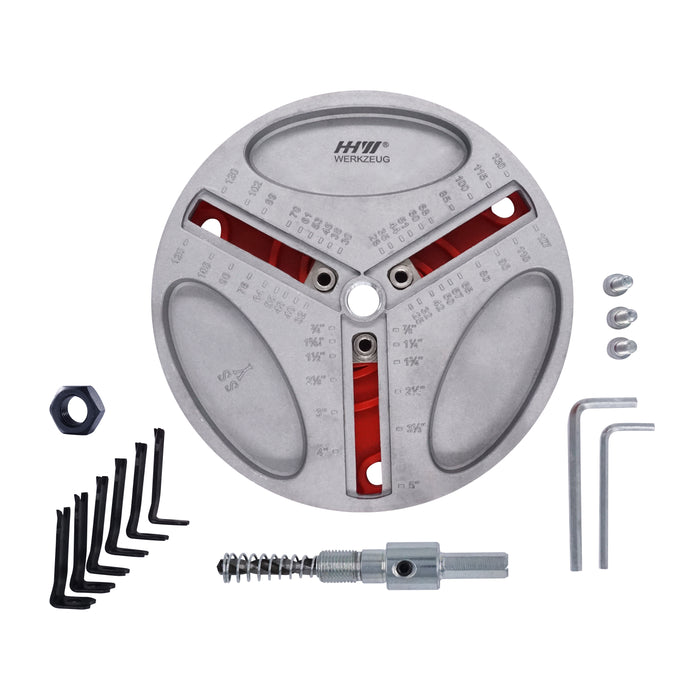 HHW โฮลซอปากขยาย Adjustable Hole Saw for Wood