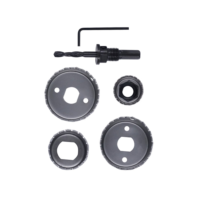 HHW ชุดโฮลซอเจาะไม้ 6 ชิ้น Hole Saw Set for Wood 6 pcs.