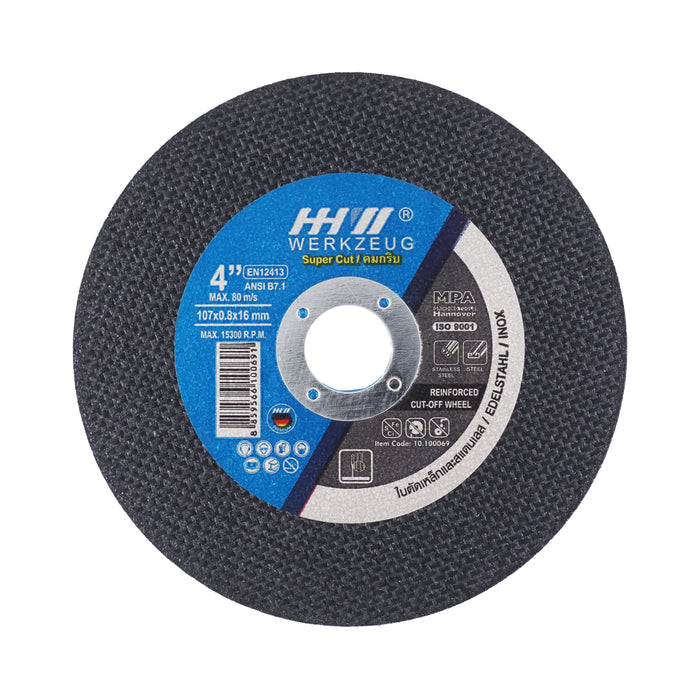 HHW ใบตัดเหล็กและสแตนเลส คมกริบ / CUTTING DISC SUPER CUT