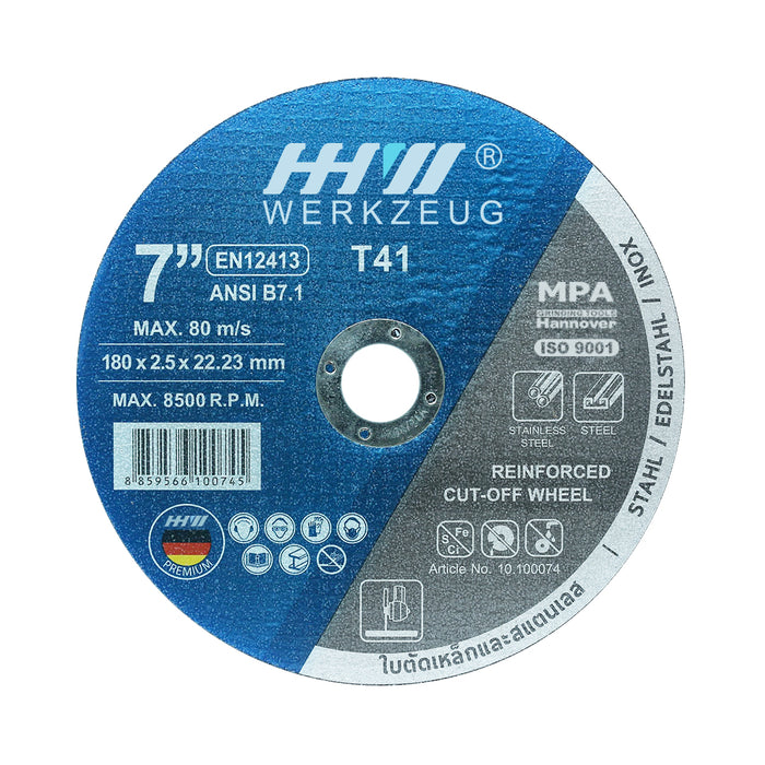 HHW ใบตัดเหล็กและสแตนเลส คมกริบ / CUTTING DISC SUPER CUT
