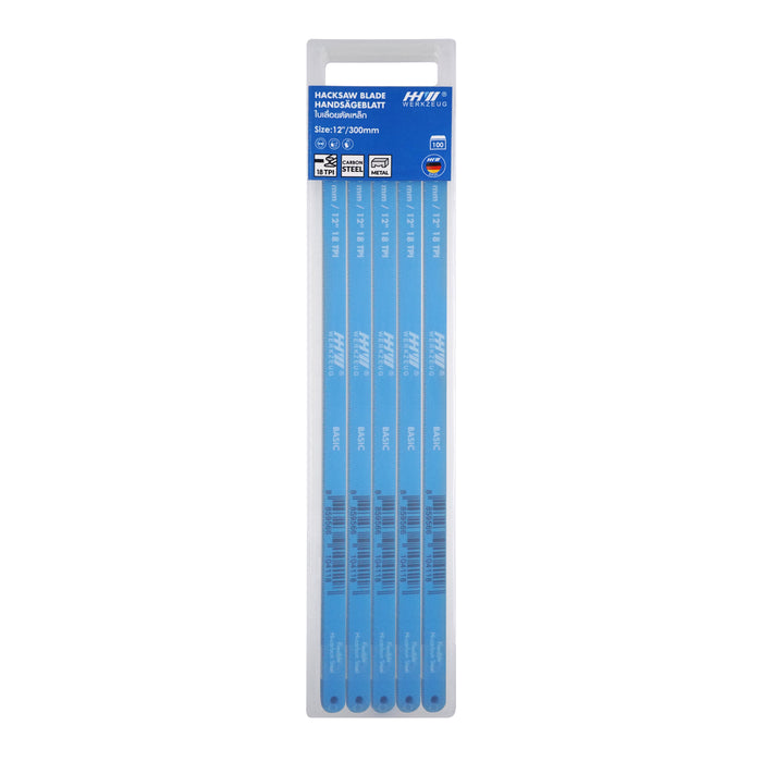 HHW ใบเลื่อยเหล็กไฮ-คาร์บอน / HACKSAW BLADE FLEXIBLE HI-CARBON STEEL