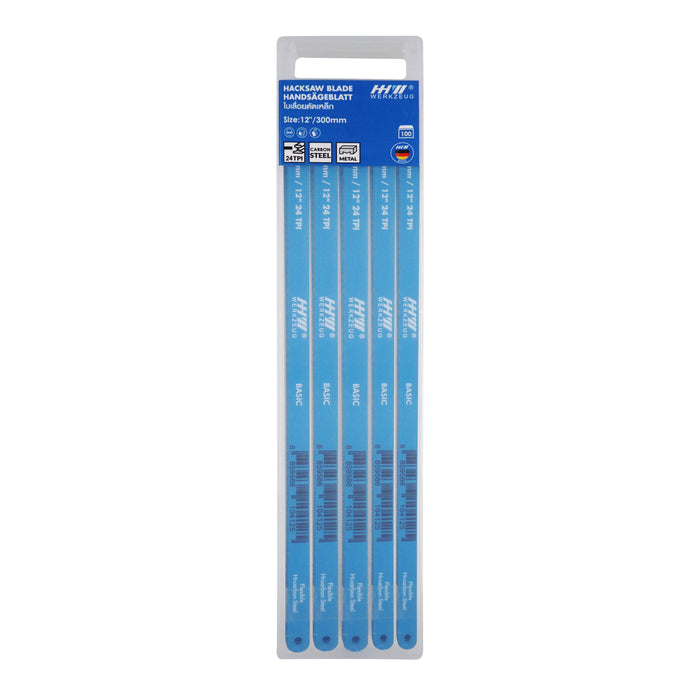 HHW ใบเลื่อยเหล็กไฮ-คาร์บอน / HACKSAW BLADE FLEXIBLE HI-CARBON STEEL