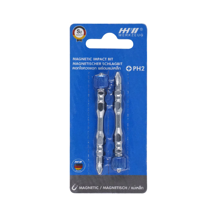 HHW ชุดดอกไขควงแฉก พร้อมแม่เหล็ก / PH2 MAGNETIC IMPACT BITPH2 BIT