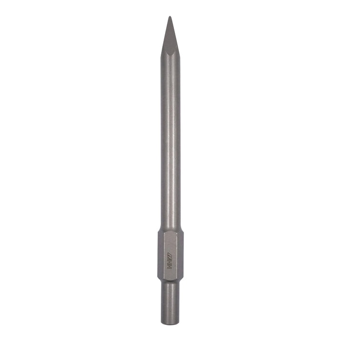 HHW ดอกสกัดปลายแหลม Hex 30 ยาวรวม 400 มม. Hex 30 Point chisel Complete Length 400 mm