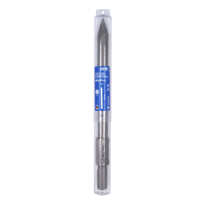 HHW ดอกสกัดปลายแหลม Hex 30 ยาวรวม 400 มม. Hex 30 Point chisel Complete Length 400 mm