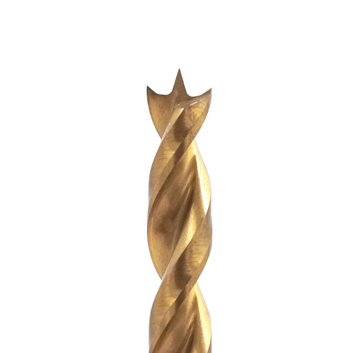 HHW ดอกสว่านเจาะไม้ พรีเมียม (Premium) Precision twist drill bit HSS TIN