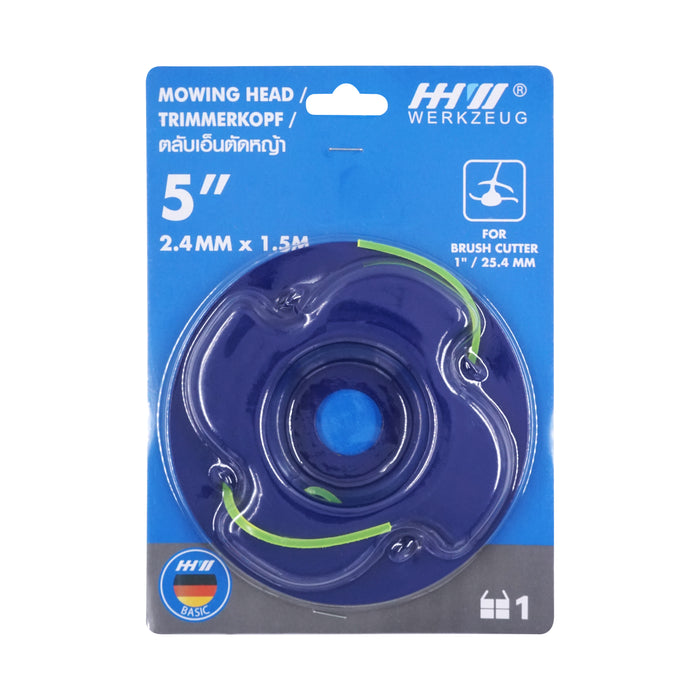 HHW ตลับเอ็นตัดหญ้า 5" 2มมx1.5ม Mowing head 5" 2mmx1.5M
