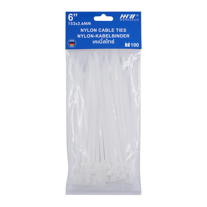 HHW เคเบิ้ลไทร์ Nylon Cable Ties
