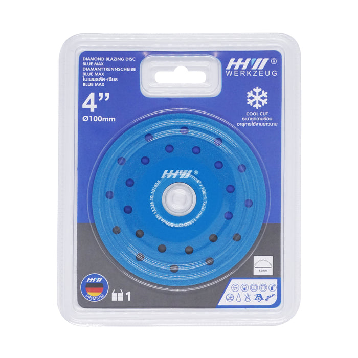 HHW ใบเพชรตัด-เจียร BLUE MAX Diamond Cutting & Grinding Disc BLUE MAX