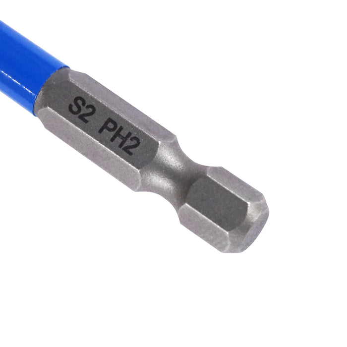 HHW ดอกไขควง พร้อมแม่เหล็ก (แพ็ค 10 ชิ้น) PH2 Supergrip Magnetic Screwdriver Bit (10 pcs.)