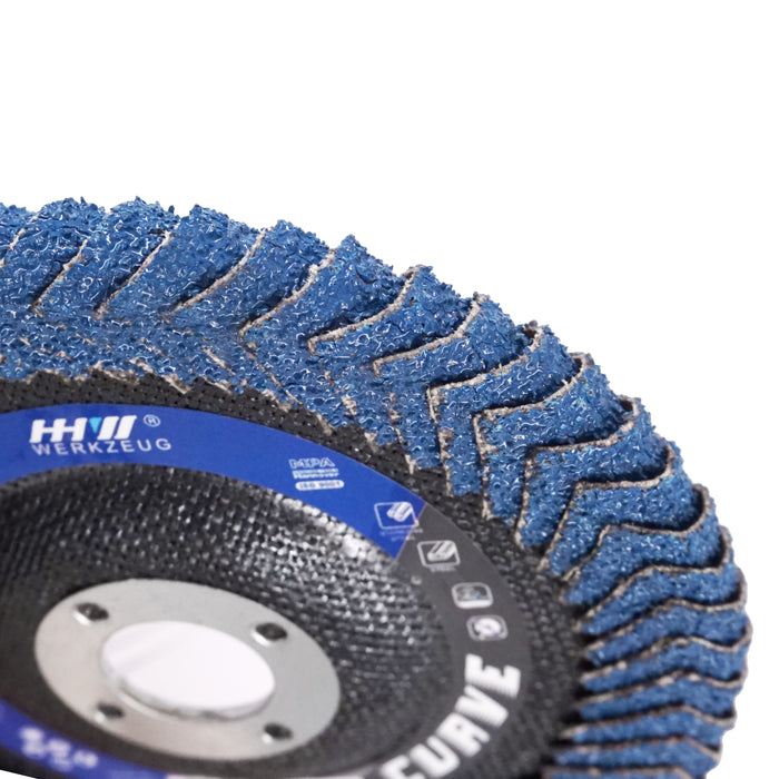 HHW ใบเจียรโค้ง 4 นิ้ว Flap disc Curve 4"