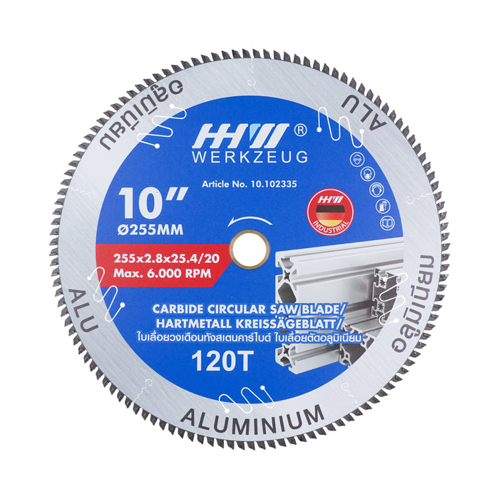 HHW ใบเลื่อยอลูมิเนียม TCT Saw Blade Aluminium