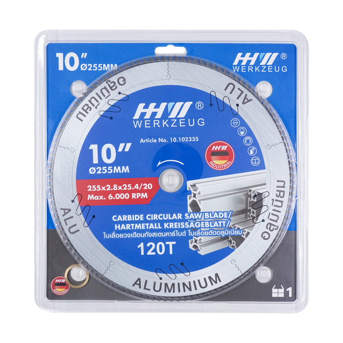 HHW ใบเลื่อยอลูมิเนียม TCT Saw Blade Aluminium