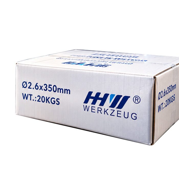 HHW ลวดเชื่อม E6013 ขนาด 2.6x350 มม Welding Electrode E6013 Size 2.6x350 mm
