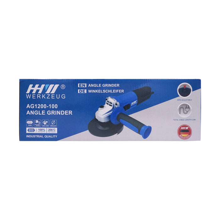 HHW เครื่องเจียรไฟฟ้า 1200 วัตต์ Angle Grinder Machine AG1200-100