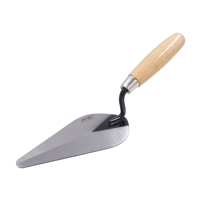 HHW เกรียงก่อสามเหลี่ยม Bricklaying Trowel Wood Handle