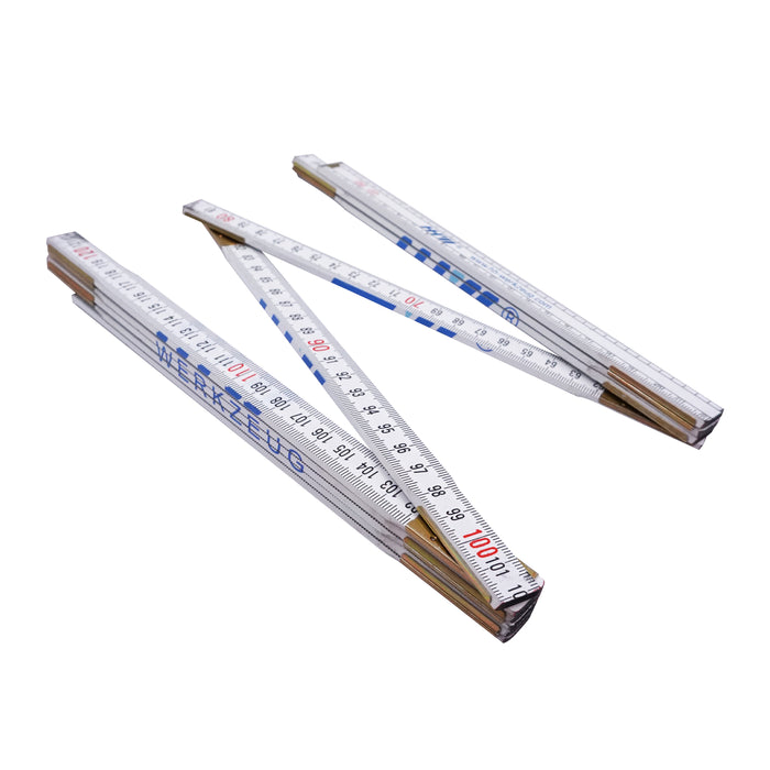 HHW ไม้บรรทัดแบบพับ 2 เมตร Folding Rule with Concealed Joint 2 meters