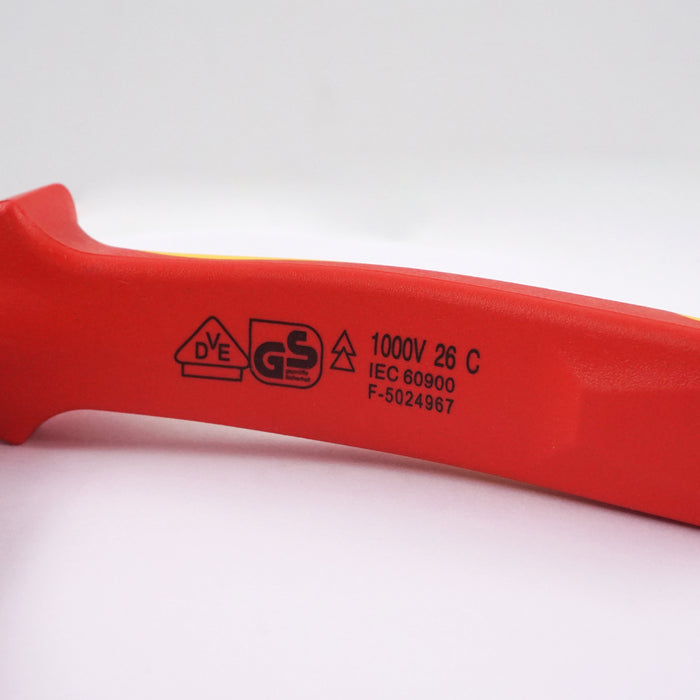 HHW คีมปากจิ้งจก หุ้มฉนวนกันไฟ VDE Combination Plier ISO 5746 IEC 60900