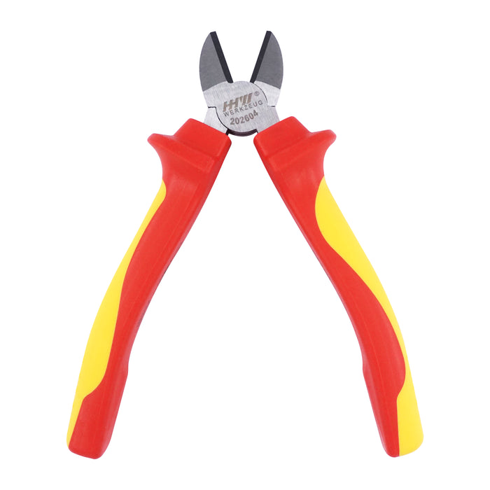 HHW คีมตัดปากเฉียง หุ้มฉนวนกันไฟ VDE Side Cutter ISO 5746 IEC 60900