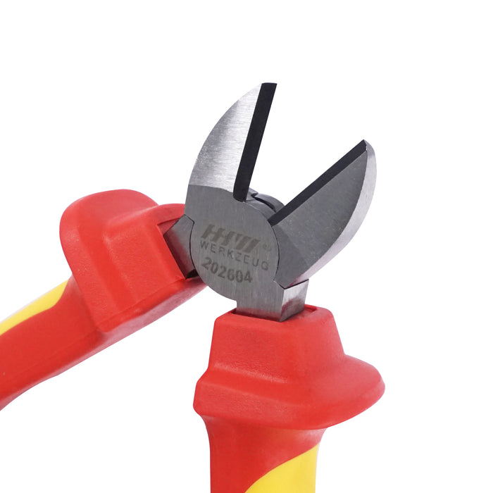 HHW คีมตัดปากเฉียง หุ้มฉนวนกันไฟ VDE Side Cutter ISO 5746 IEC 60900