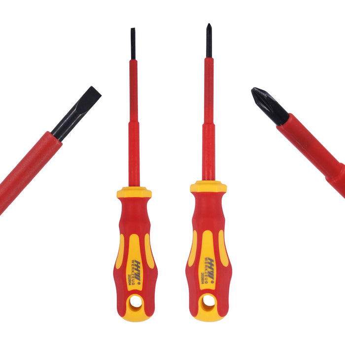 HHW ไขควง หุ้มฉนวนกันไฟ VDE Screwdriver IEC 60900