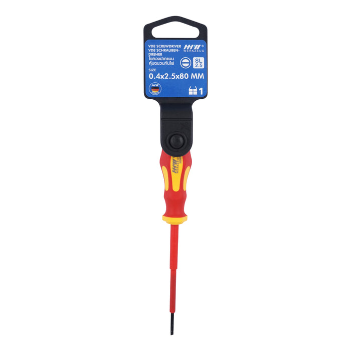 HHW ไขควง หุ้มฉนวนกันไฟ VDE Screwdriver IEC 60900