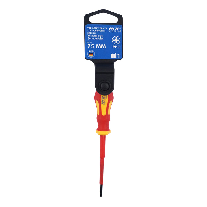 HHW ไขควง หุ้มฉนวนกันไฟ VDE Screwdriver IEC 60900