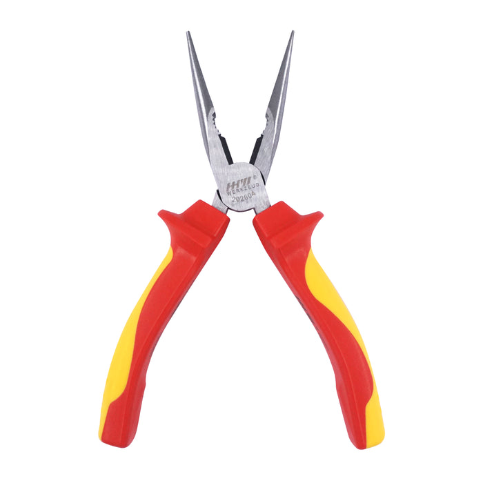 HHW คีมปากแหลม หุ้มฉนวนกันไฟ VDE Snipe Nose Plier ISO 5746 IEC 60900