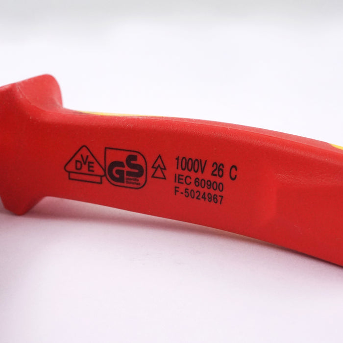 HHW คีมปากแหลม หุ้มฉนวนกันไฟ VDE Snipe Nose Plier ISO 5746 IEC 60900