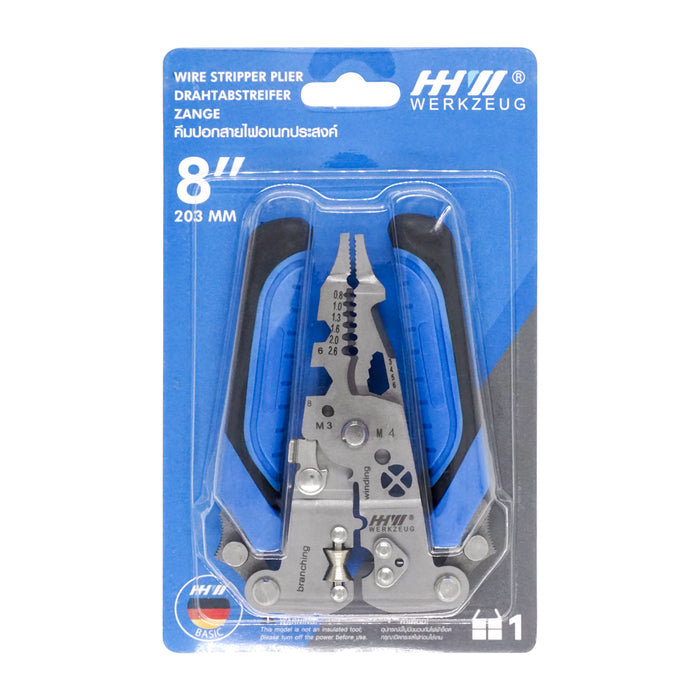 HHW คีมปอกสายไฟอเนกประสงค์ Wire stripper plier