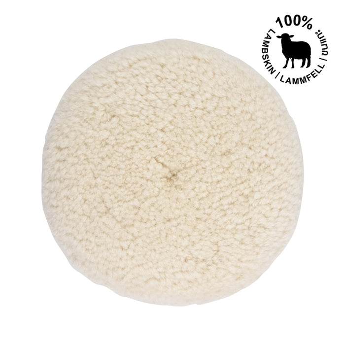 HHW ลูกขัดขนแกะ Double-sided soft edge polishing wool pad
