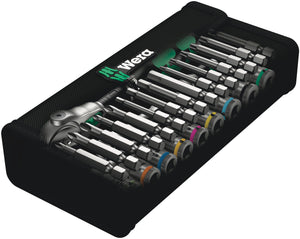 WERA 8100 SA 6 Zyklop Speed Ratchet Set, 1/4" drive, metric