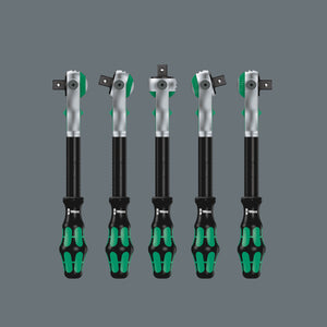 WERA 8100 SA 6 Zyklop Speed Ratchet Set, 1/4" drive, metric