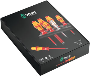 WERA 160 i/7 Rack, Screwdriver set Kraftform Plus + voltage tester