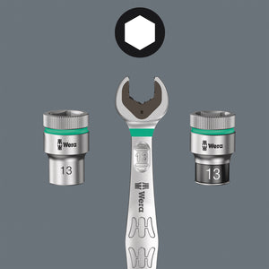 WERA Tool-Check PLUS, Bits assortment with ratchet + sockets