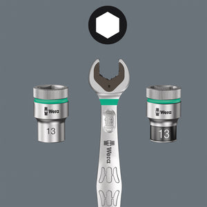 WERA Tool-Check PLUS Imperial, Bits assortment with ratchet + sockets
