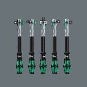 WERA 8100 SA/SC 2 Zyklop Speed Ratchet Set, 1/4" drive and 1/2" drive, metric