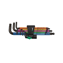 Load image into Gallery viewer, WERA 950/9 Hex-Plus Multicolour 1, L-key set, metric, BlackLaser
