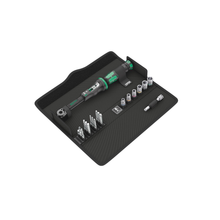 Load image into Gallery viewer, WERA Click-Torque A6 Set 1, Click-Torque Wrench in textile box+bits+sockets
