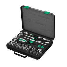 Load image into Gallery viewer, WERA 8100 SC 2 Zyklop Speed Ratchet Set, 1/2&quot; drive, metric
