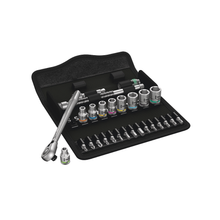 Load image into Gallery viewer, WERA 8006 SC 1 Zyklop Hybrid Ratchet Set, 1/2&quot; drive, metric
