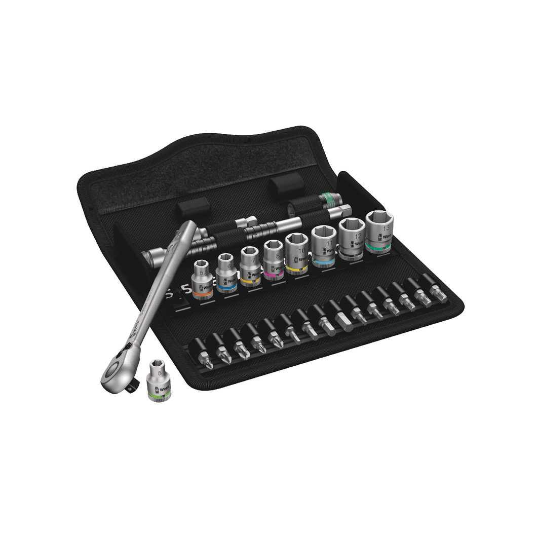 WERA 8006 SC 1 Zyklop Hybrid Ratchet Set, 1/2