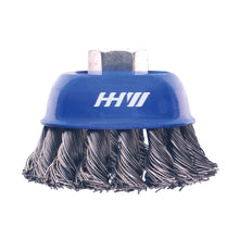Load image into Gallery viewer, HHW Cup Brush Knoted Style (Steel) แปรงลวดรูปถ้วยแบบถัก (เหล็ก)
