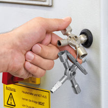 Load image into Gallery viewer, KNIPEX TwinKey Cabinet Keys กุญแจบล็อคอเนกประสงค์สำหรับตู้ควบคุม รหัส 00 11 01
