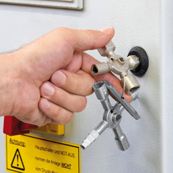 KNIPEX TwinKey Cabinet Keys กุญแจบล็อคอเนกประสงค์สำหรับตู้ควบคุม รหัส 00 11 01
