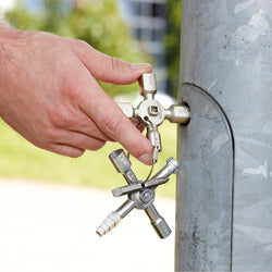 KNIPEX TwinKey Cabinet Keys กุญแจบล็อคอเนกประสงค์สำหรับตู้ควบคุม รหัส 00 11 01