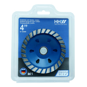 HHW ใบเจียรปูน / DIAMOND CUP WHEEL TURBO Premium