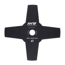 Load image into Gallery viewer, HHW ใบมีดตัดหญ้า 4 แฉก / BRUSH CUTTING BLADE BENT 4T
