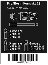Load image into Gallery viewer, WERA Kraftform Kompakt 28, Combi-driver with magazine
